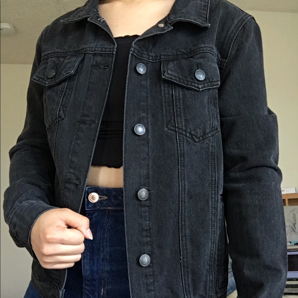 Brandy Melville black denim jacket